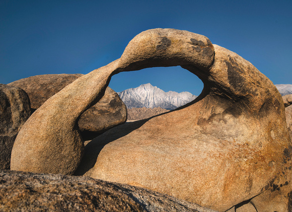 The Moebius Arch - with Mt. Whitney encircled